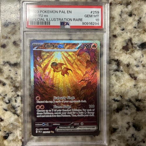 2023 Pokémon Pladea Evolved Chi-Yu EX SIR 259/193 PSA 10 GEM 2023 Pokémon Pladea Evolved Chi-Yu EX SIR 259/193 PSA 10 GEM