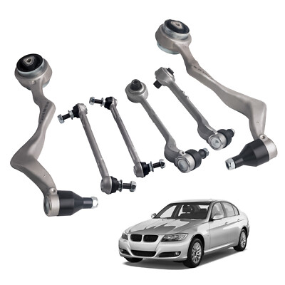 Suspension Kit Front Control Arms w/ Sway Bar Links for BMW 128i 135i 323i 325i