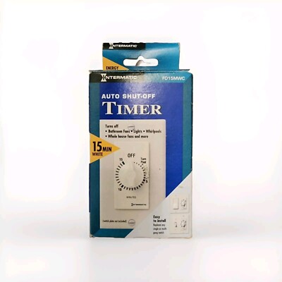 Intermatic FD15MWC Auto Shut-off Timer 15 Minute Easy to Install