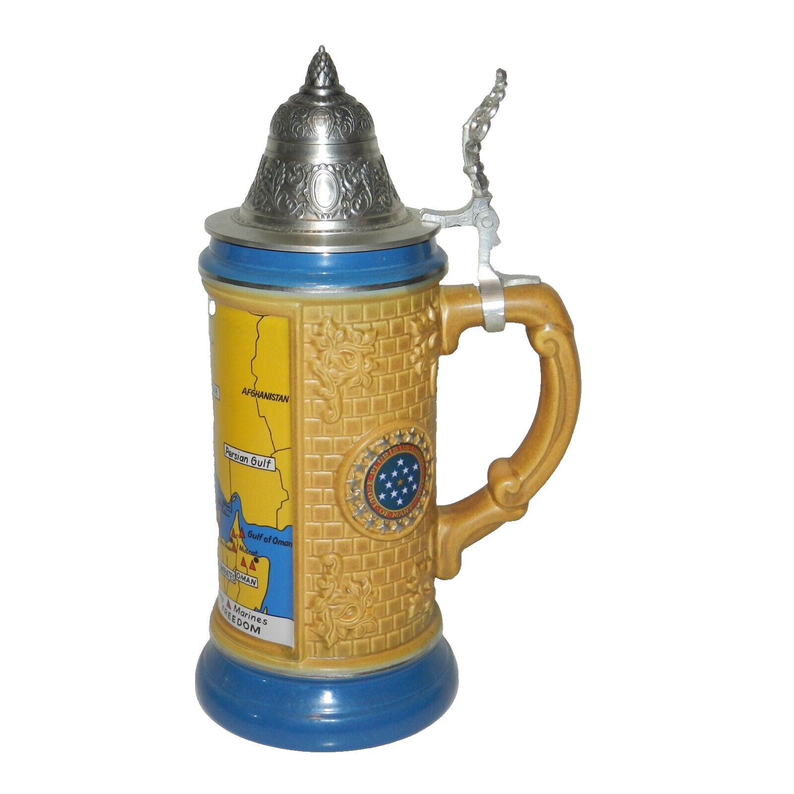 King Beer Stein OPEARATION IRAQI FREEDOM Limited Edition | eBay