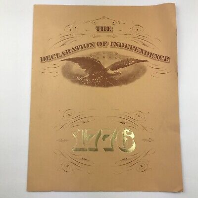 Vintage Declaration of Independence National Archives Souvenir Folio Folder