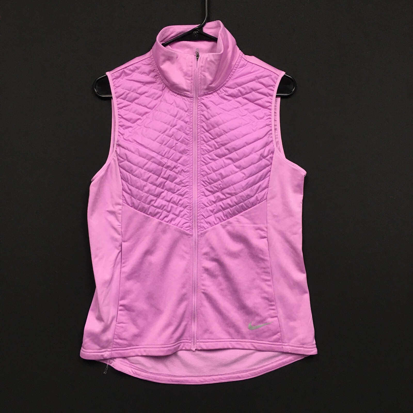 Женский топ для бега Nike Essential Filled Vest, размер M, средний, Dri-Fit, розовый #680