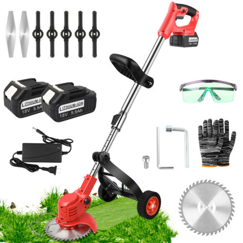 Electric Brush Cutter Lawn Edger Grass String Trimmer 850w