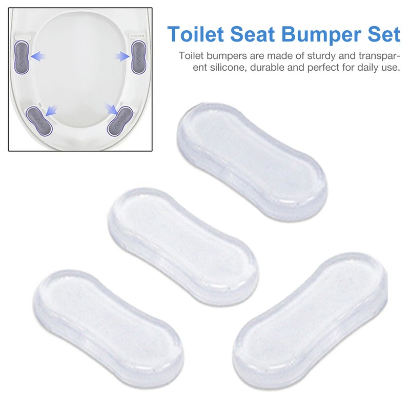 4pcs Universal Bidet Toilet Lid Bumper Replacement Bumper Se