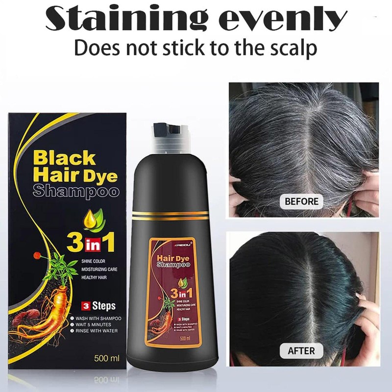 Shampoo Natural Coconut/ Argan Oil Essence Dying Permanent 500ml