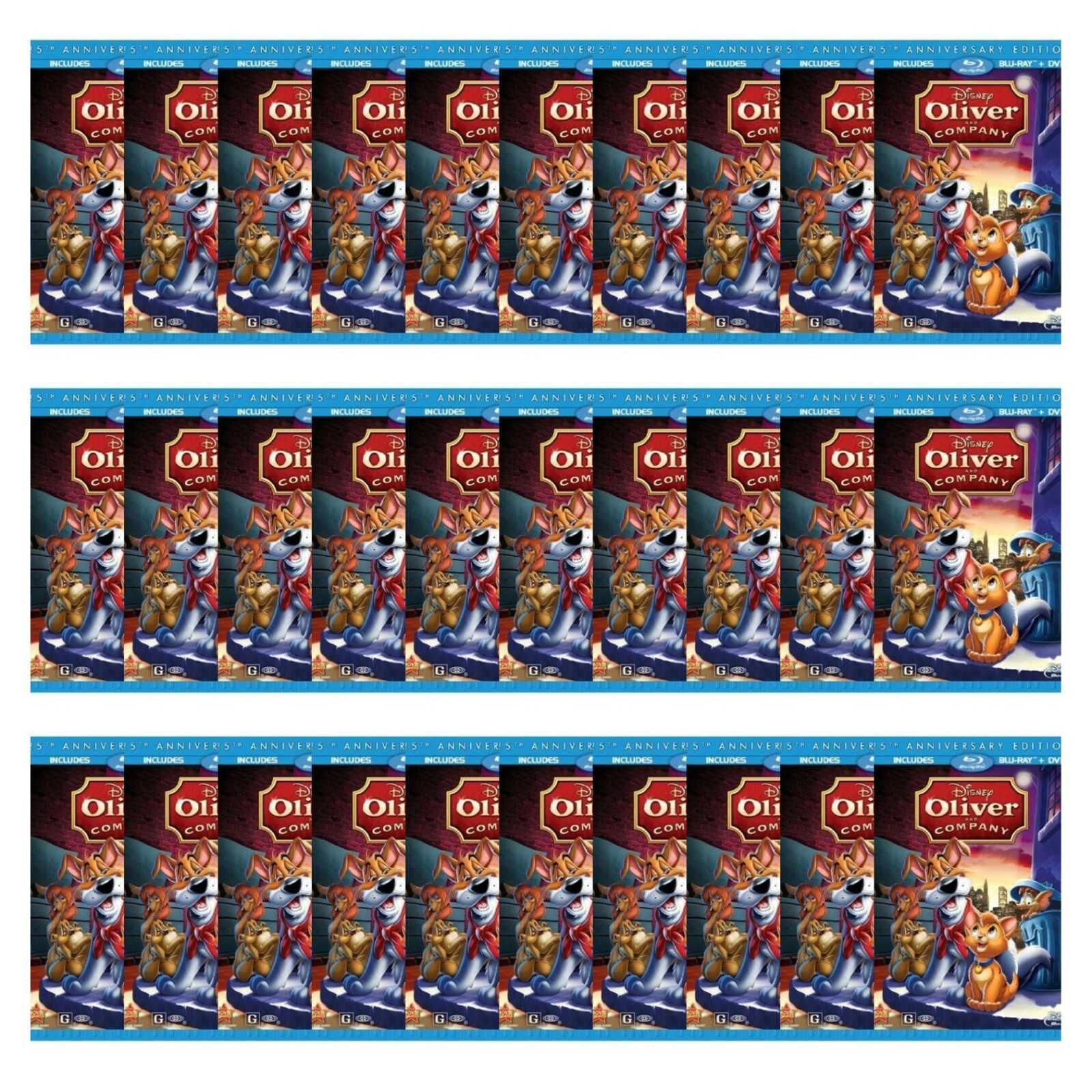 Oliver and Company Blu-ray DVD Lot of 30 Wholesale Local Pickup Only - Picture 1 of 2
