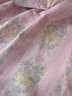 Vintage Pink printed cotton valance fabric for many projects ~ pink ~ c1940's