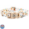 Elegant little tail Dog Collar, Pet Collar Adjustable Collar for Small Medium Large Dogs Soft Puppy Collars with Quick Release Buckle Sunflower Girl Dog Collars(L, Sunflower)