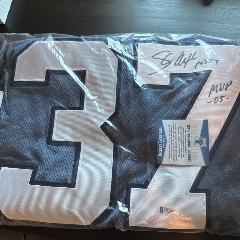 Shaun Alexander Signed Reebok Jersey 2 INSCRIPTIONS‼️