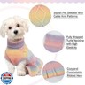 QBLEEV Girls' Small Dog Sweaters - Soft, Warm Winter and Fall Pullover Sweaters with Turtleneck and Vest Options for Female Puppies and Dogs - XS
