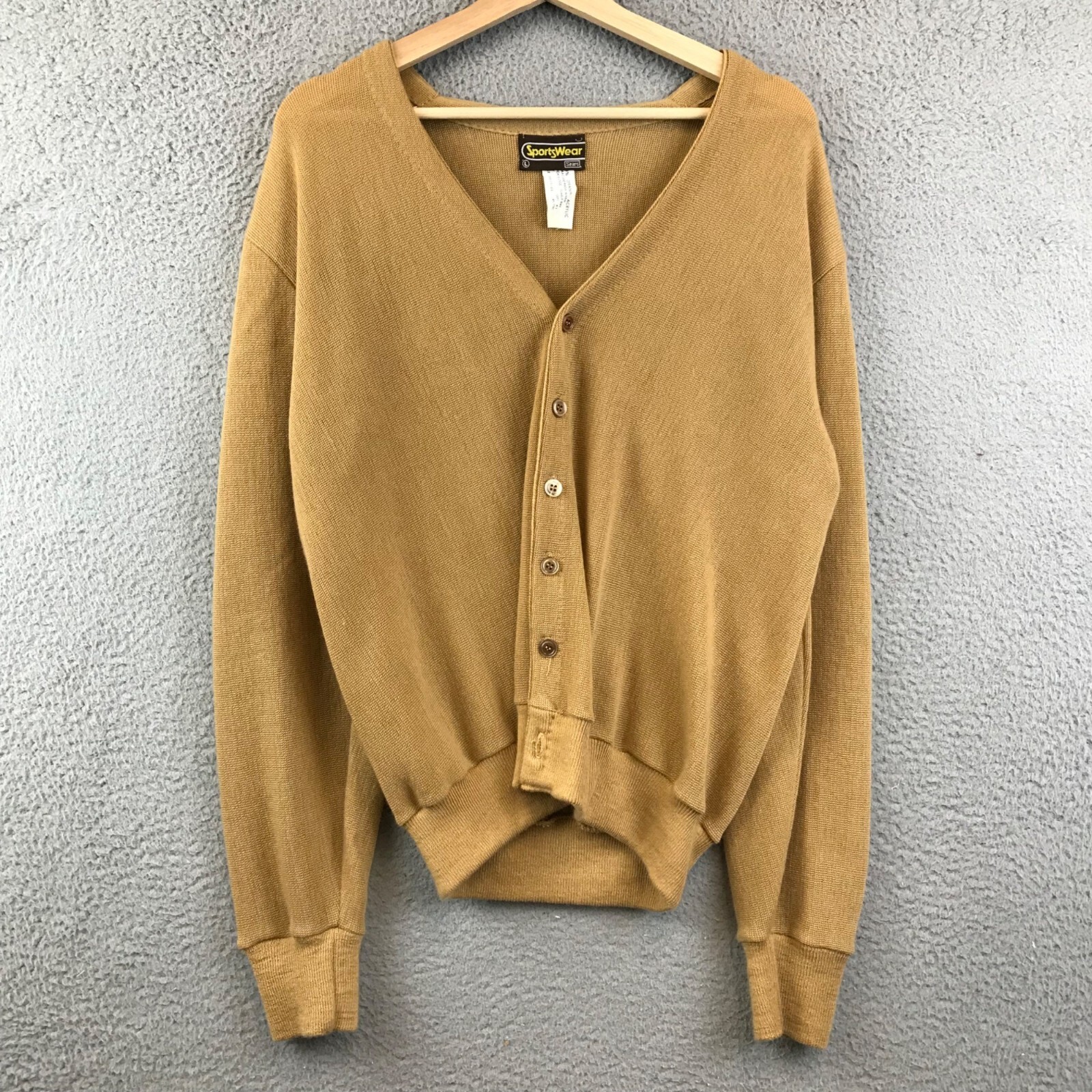 Vintage 60s/70s Sears Sportswear Knit Cardigan sweater size