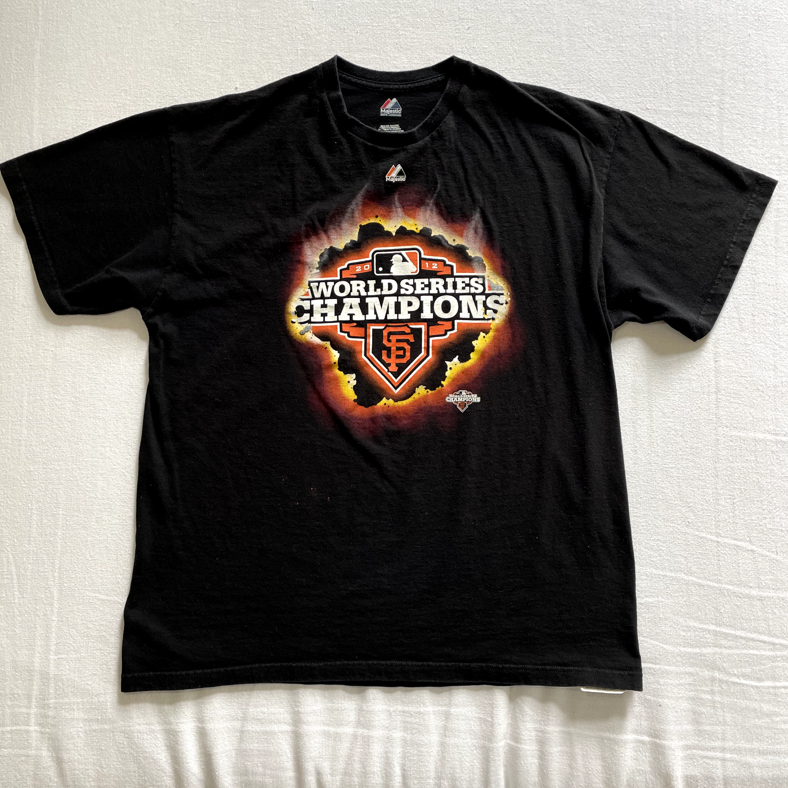 SF Giants Shirt XL 2012 World Series Champion Buster Posey