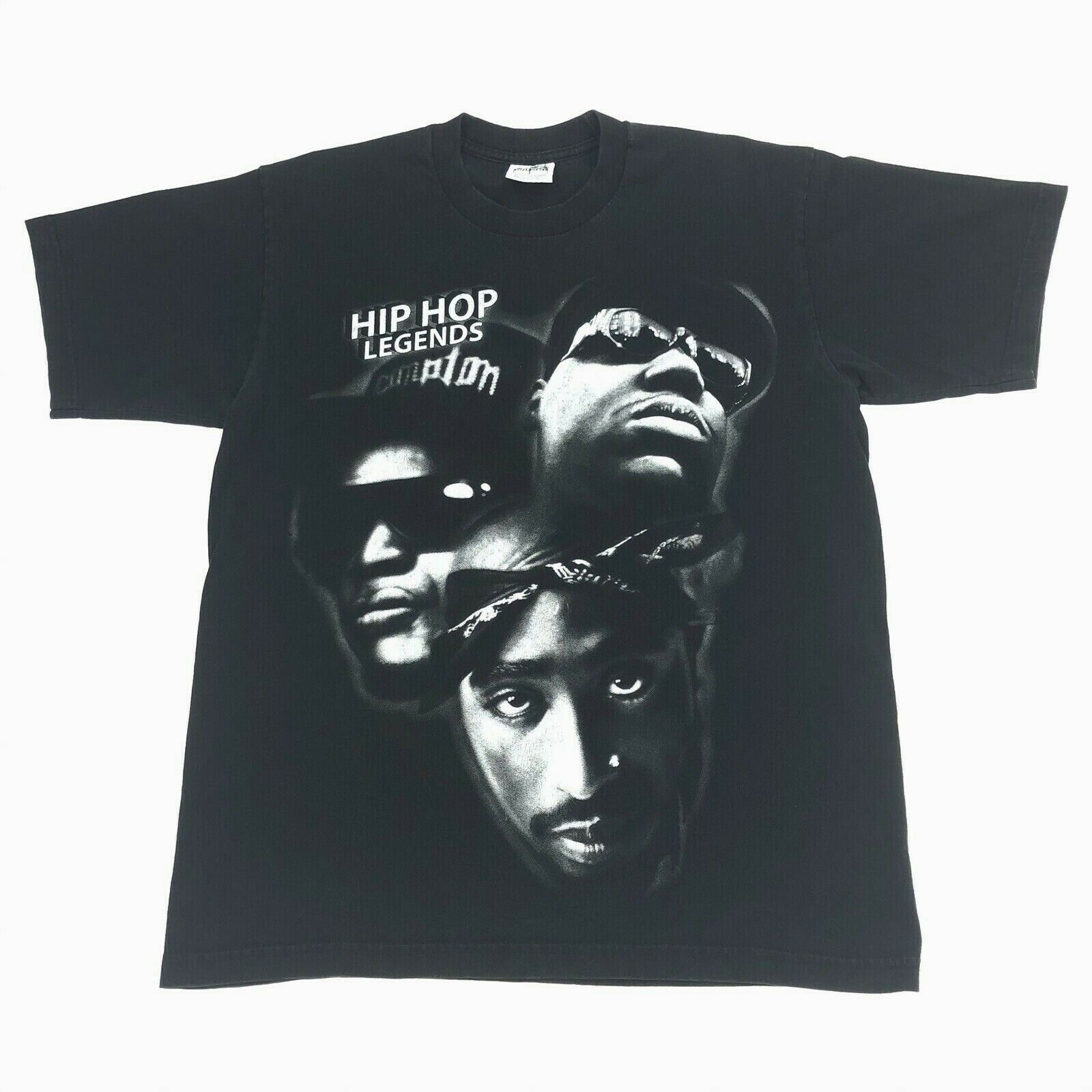 Vintage RAP T-Shirt Size L Tupac Easy E Notorious B.I.G. Hip Vintage RAP T-Shirt Size L Tupac Easy E Notorious B.I.G. Hip