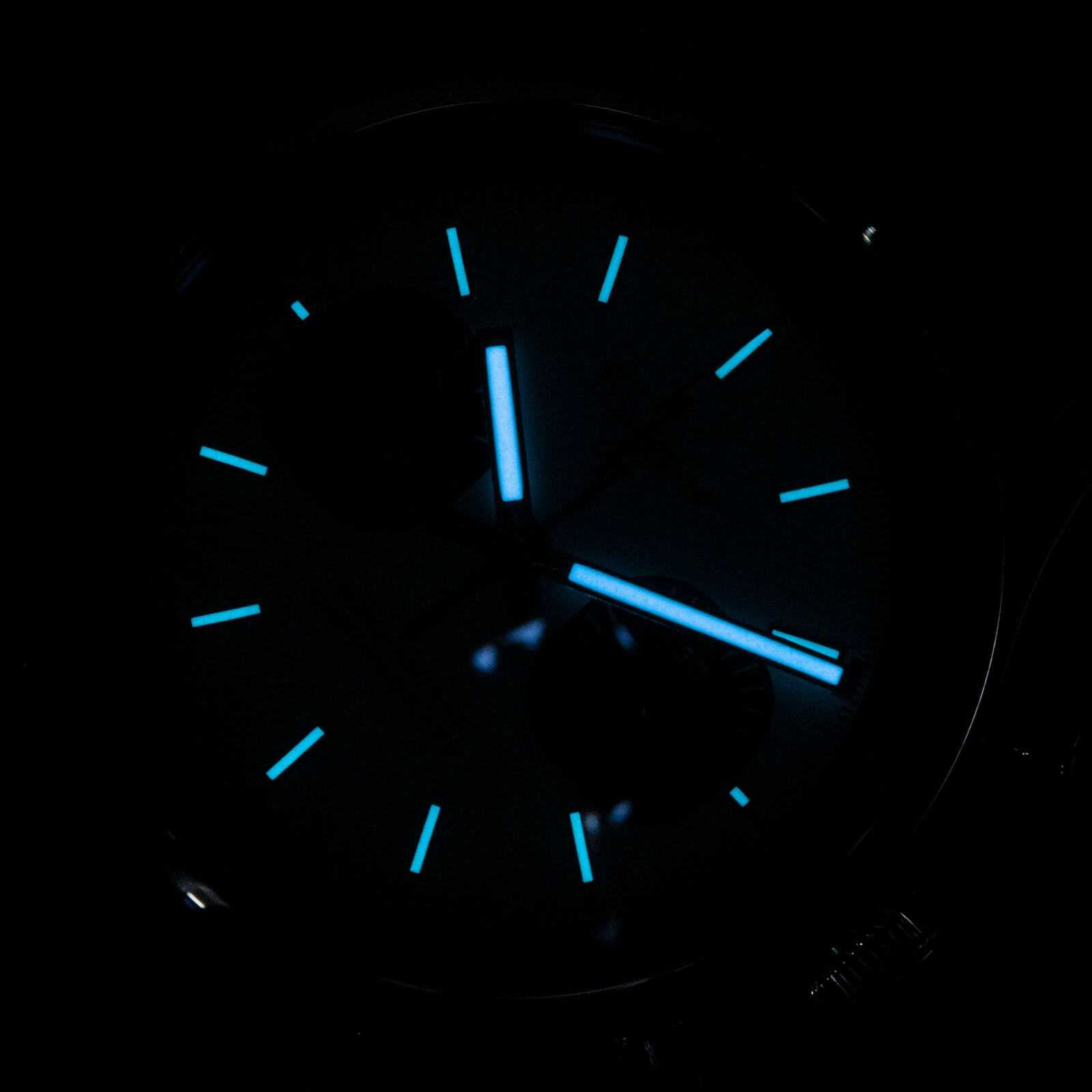 Pre-owned Sugess Suchp005k V2 Swanneck Exhibition Case Back Chrono Mens Watch Seagull 1963