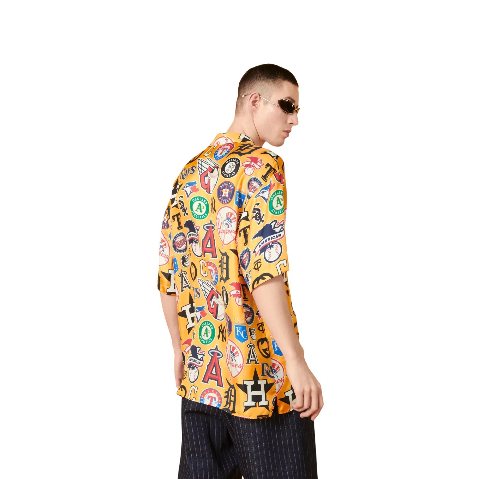 GUCCI×MLBシャツ Gucci x MLB NY Yankees Short Sleeved Polo Shirt – Gavriel.us