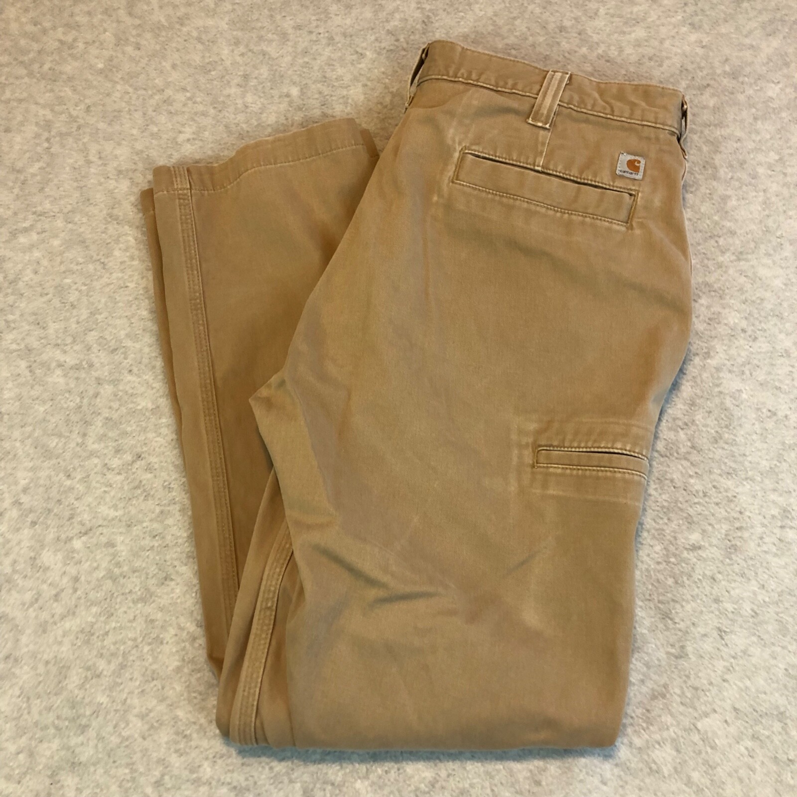 00s carhartt painter pants 38×32 mexico Carhartt Pants Mens 36x32 Khaki Painter Workwear Soft Canvas
