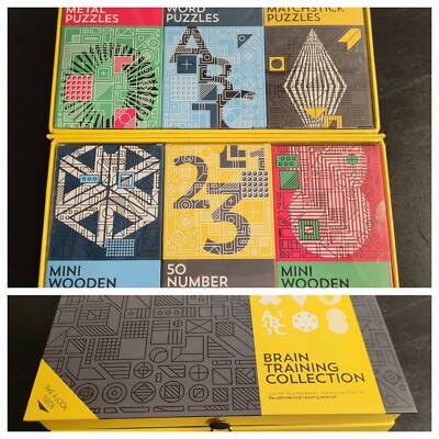 Brain Training Collection Boxed Set - Over 200 Tricky Brain Teaser Puzzles