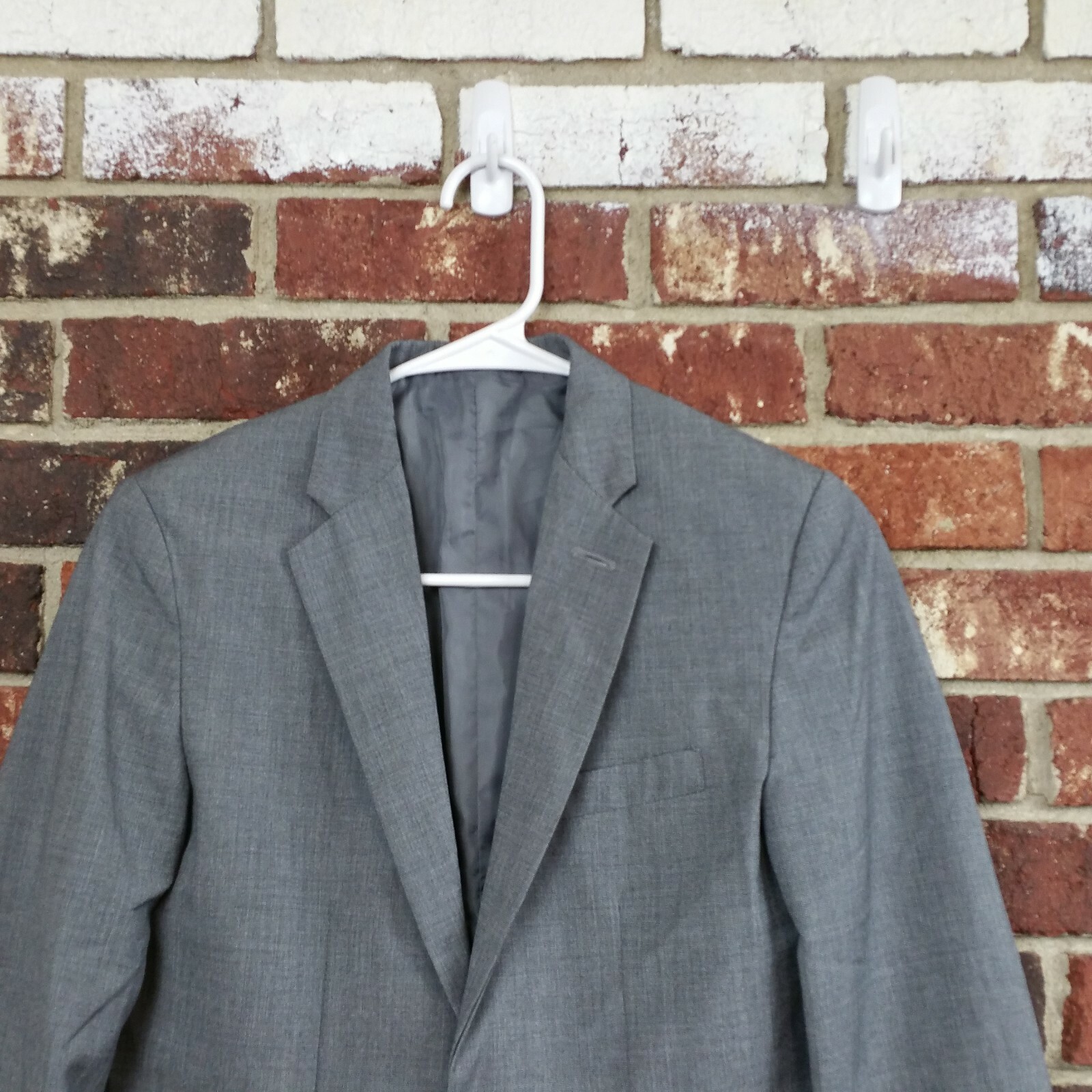 Chaps Dress Apparel Boys size 14 2 Button Gray Blazer Jacket Only