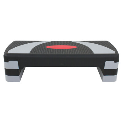 31'' Aerobic Step Platform Exercise Stepper Workout Step with 4 Risers Mutil-Size