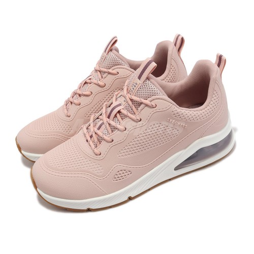 

Skechers Uno 2-Traveler Розово-белые женские повседневные туфли Lifestyle 155640-BLSH, Серый, Uno 2-traveler