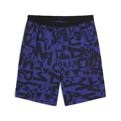 PUMA Mens 7 Графических эластичных тканых шорт из ткани для женщин