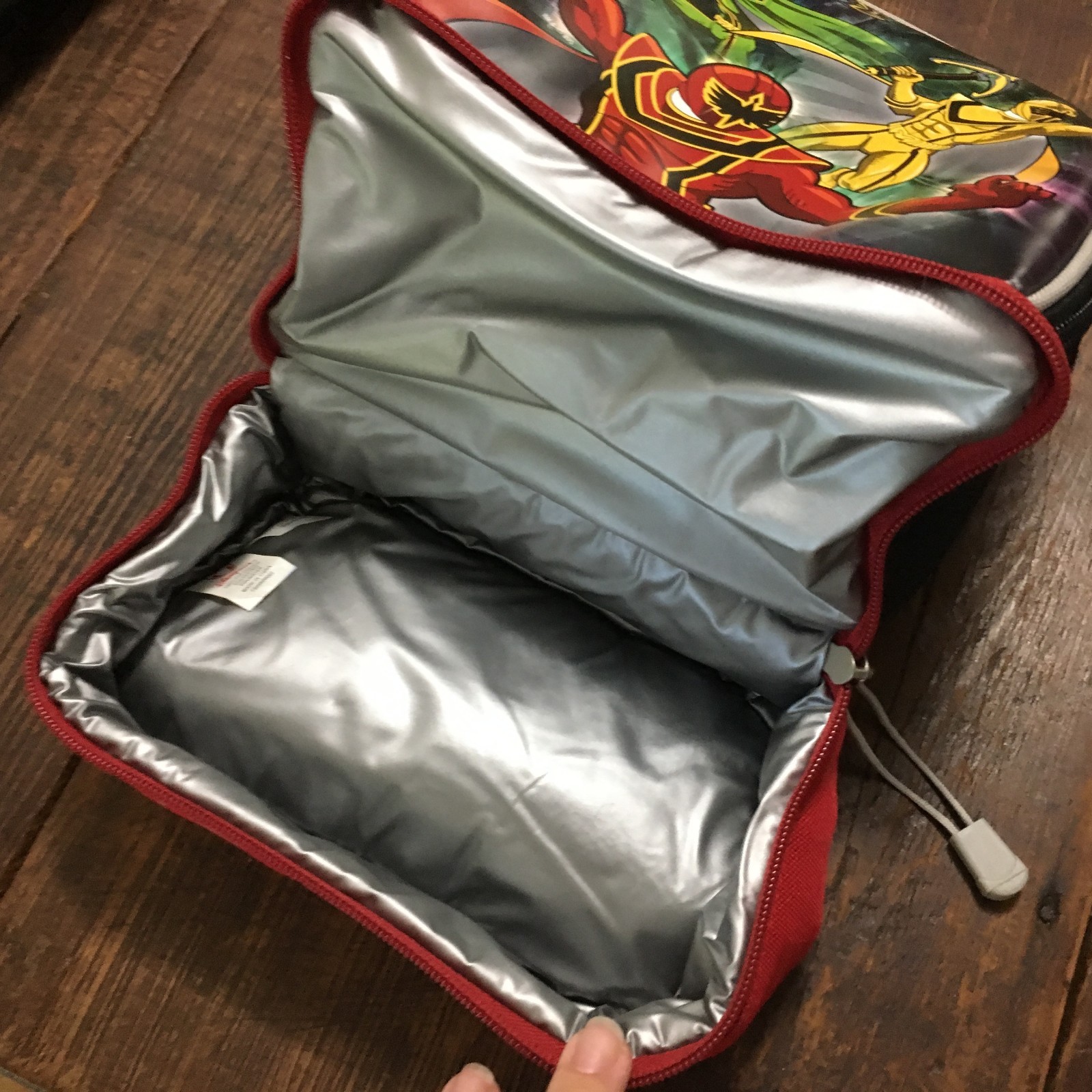 Disney Store Mystic Force Power Rangers Lunch Box~2 Comp~Insulated~Bag/Tote