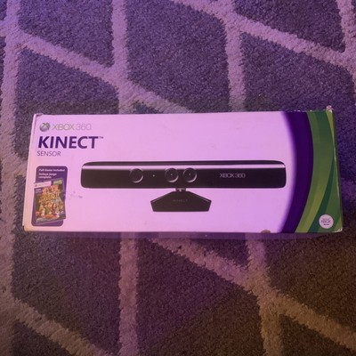 Microsoft Xbox 360 Black Kinect Sensor Bar 1414 In Original Box No Game