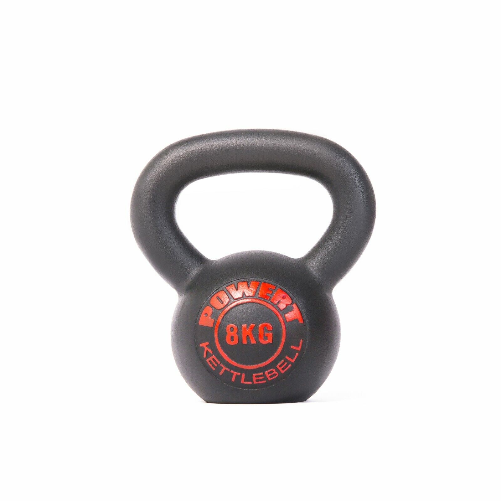 POWERT Cast Iron Kettlebell Weight Lifting Strength Training LB & KG