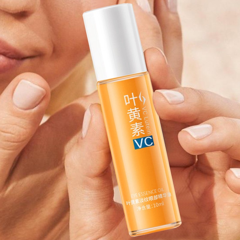 Horuili Lutein Augen-Essenz-Öl Mit Rollerball – Gegen Falten, Tränensäcke & Augenringe – Feuchtigkeitsspendend & Pflegend
