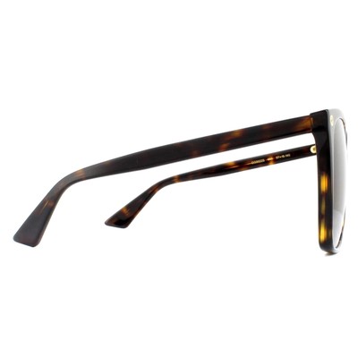 Pre-owned Gucci Sunglasses Gg0022s 003 Havana Gray Gradient In Brown