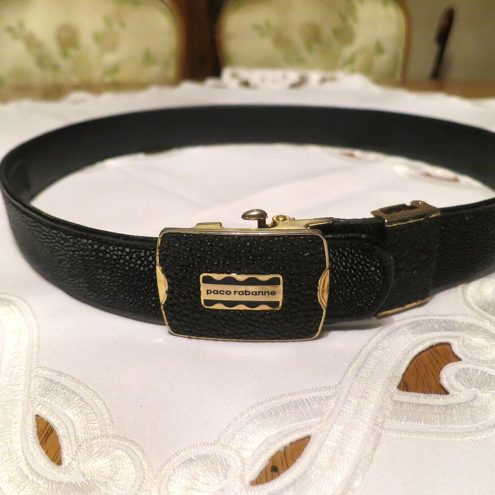 【Anderson's】DRESS BELT（LIZARD Embossed） Anderson's 