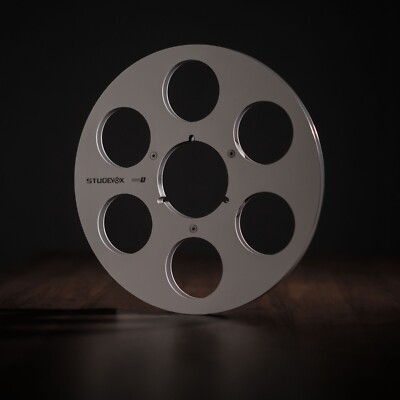 1 Pair 10.5'' silvery aluminium alloy Tape Reels For Reel To Reel Tape Recorders