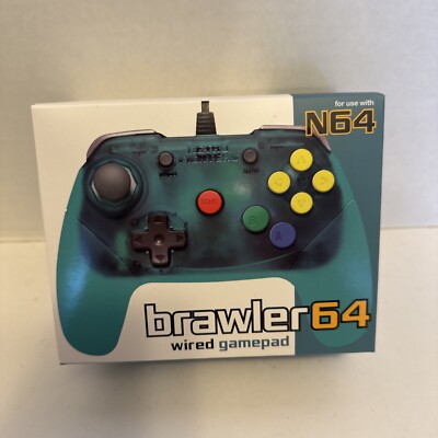 Retro Fighters Brawler64 Wired Edition. Blue. Brand New