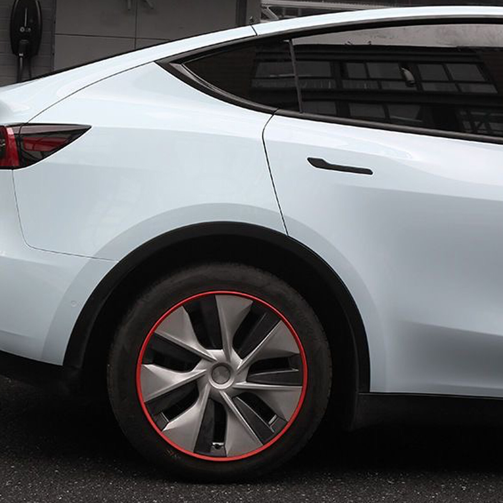 4pcs 16-20 Inch Car Wheel Hub Rim Trim Tire Ring Guard Strip Protector Decor