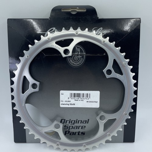 Campagnolo 52T未使用品 CAMPAGNOLO 135mm BCD 52-tooth Large Alloy Chainring Silver