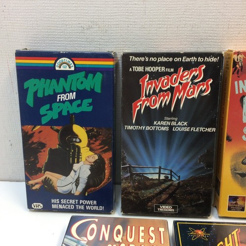 Lot of 5? Vintage Sci-Fi Horror VHS Invasion of the Body Snatchers •EUC? FREE SH