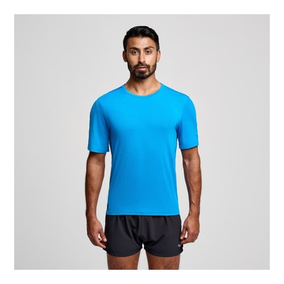 Мужская одежда с коротким рукавом Saucony с секундомером