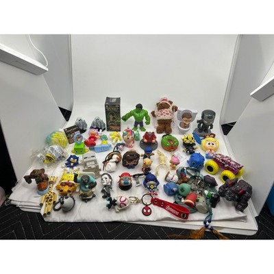 Lot 50 Mixed Toy Figures Marvel Sonic SpongeBob Minecraft Skibidi Toilet Figures