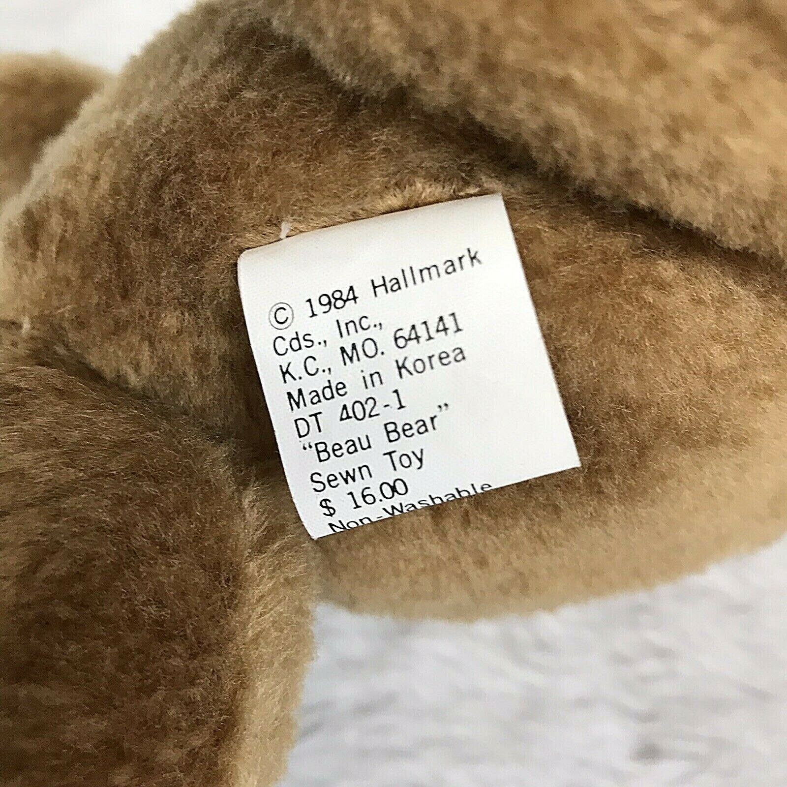 Hallmark Beau Bear Teddy Plush 15