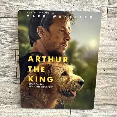 Arthur The King Blu-ray, DVD, Digital Slipcover New 2024 M. Wahlberg True Story