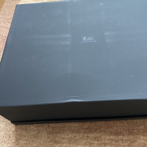 Net-A-Porter super large Black Gift Box With Ribbon & Tissue Paper 25X20"X9"