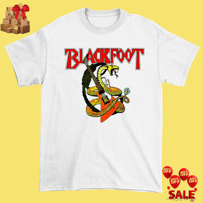 Guitar N Snake Blackfoot band Unisex S-234XL shirt Gift fans D241