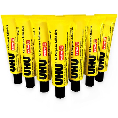UHU All Purpose Adhesive Gel Extra Glue - 31ml - Pack of 10 Tubes