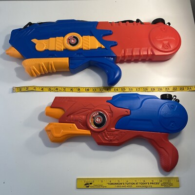 LOT OF (2) Toy Quest Banzai PB 3700 Storm Strike Max 4X Water Gun TESTED WORKS
