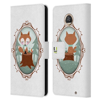 HEAD CASE DESIGNS WINTER ANIMALS LEATHER BOOK WALLET CASE FOR MOTOROLA PHONES 2