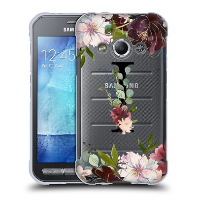 OFFICIAL NATURE MAGICK FLORAL BLACK MONOGRAM 1 GEL CASE FOR SAMSUNG PHONES 4