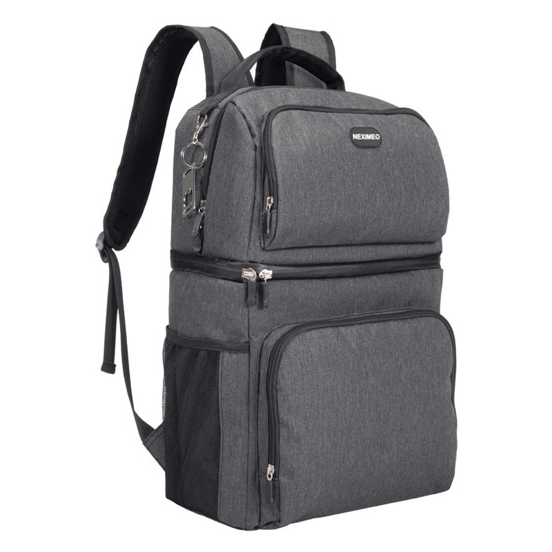 NEXIMEO Cooler Backpack 26 Cans-Double Deck Insulated Backpack Cooler Leak