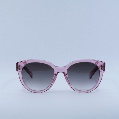 Pre-owned Celine Cl40169i 72f Shiny Pink Crystal / Smoke Gradient 54-20-145 Sunglasses