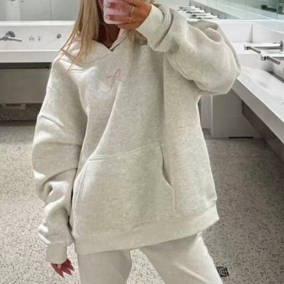 Women'S Fashion Hoodies Sweatshirts Long Sleeve Drawstring Hoodies Woman Hoodie