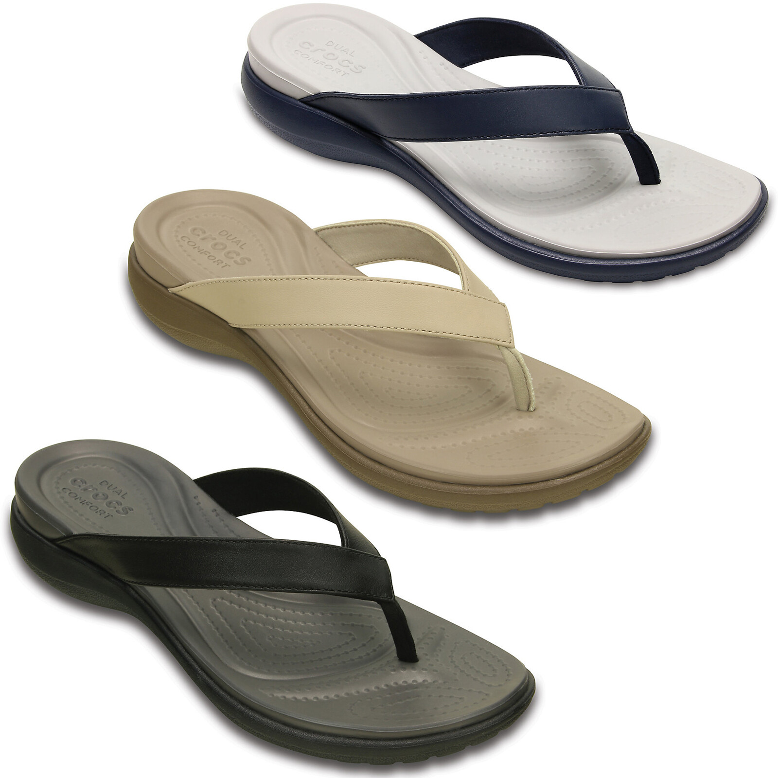 crocs thong slippers